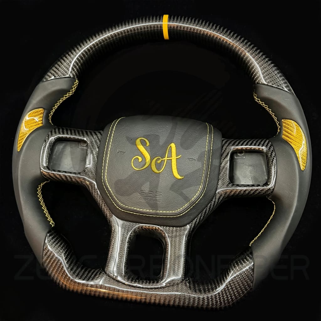 2012-2018 Dodge RAM Carbon Fiber Steering Wheel - Steering Wheels
