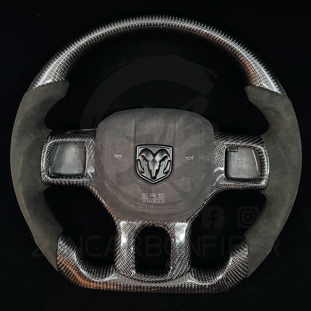 2012-2018 Dodge RAM Carbon Fiber Steering Wheel Steering Wheels