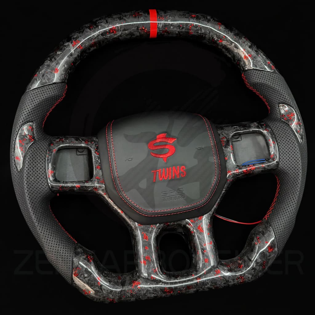 2012-2018 Dodge RAM Carbon Fiber Steering Wheel - Steering Wheels
