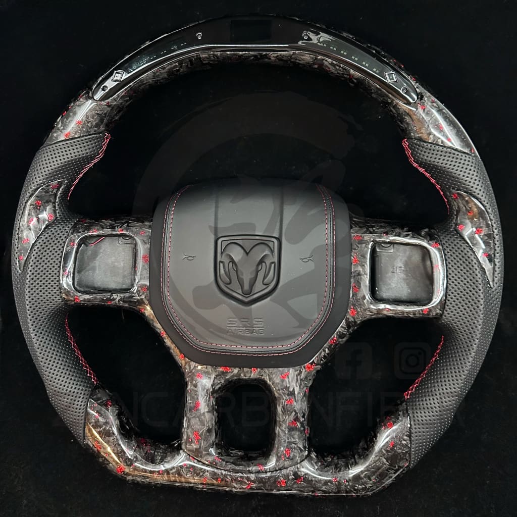 2012-2018 Dodge RAM Carbon Fiber Steering Wheel Steering Wheels