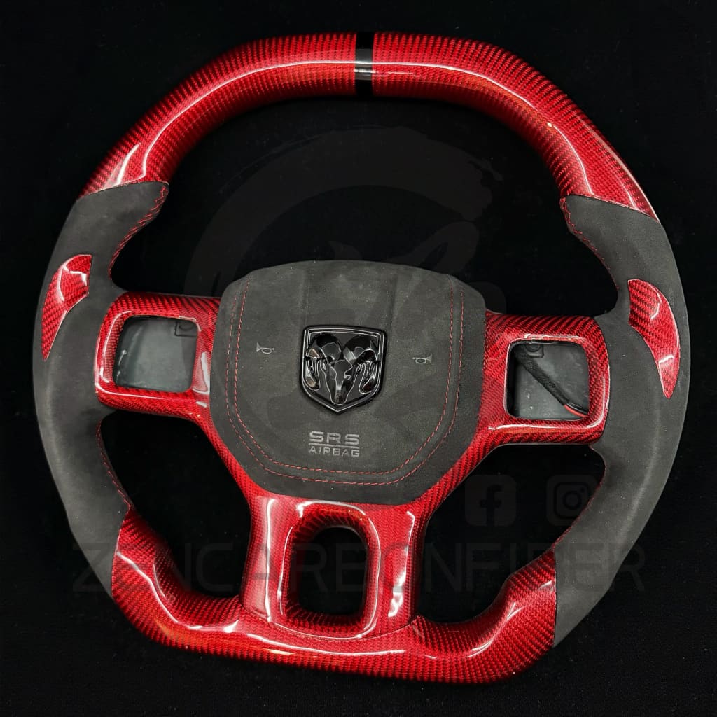 2012-2018 Dodge RAM Carbon Fiber Steering Wheel Steering Wheels