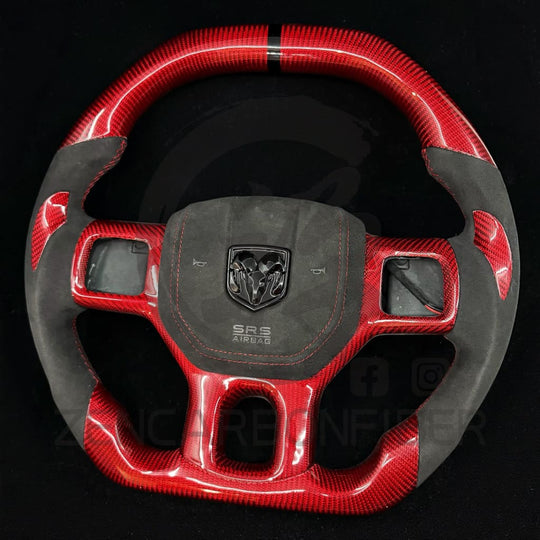 2012-2018 Dodge RAM Carbon Fiber Steering Wheel Steering Wheels