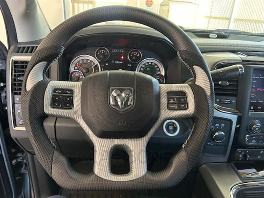 2012-2018 Dodge RAM Carbon Fiber Steering Wheel Steering Wheels