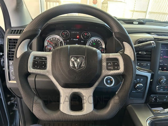 2012-2018 Dodge RAM Carbon Fiber Steering Wheel Steering Wheels