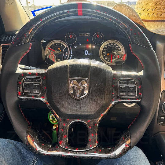 2012-2018 Dodge RAM Carbon Fiber Steering Wheel Steering Wheels