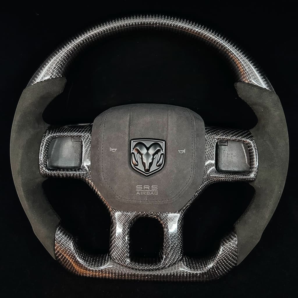 2012-2018 Dodge RAM Carbon Fiber Steering Wheel Steering Wheels