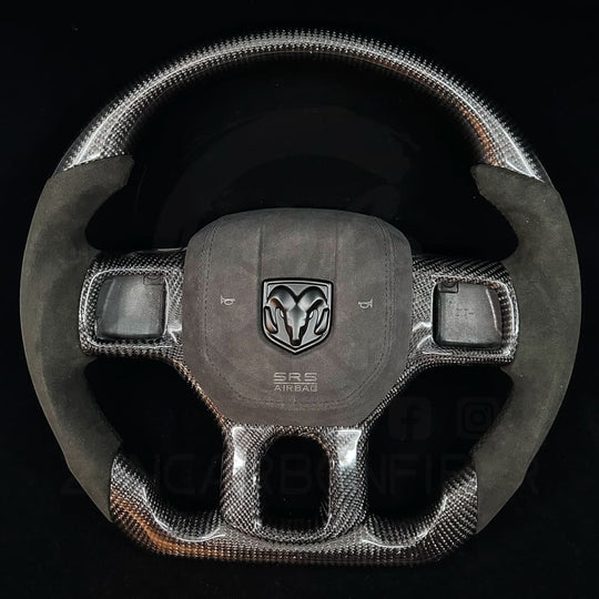 2012-2018 Dodge RAM Carbon Fiber Steering Wheel Steering Wheels
