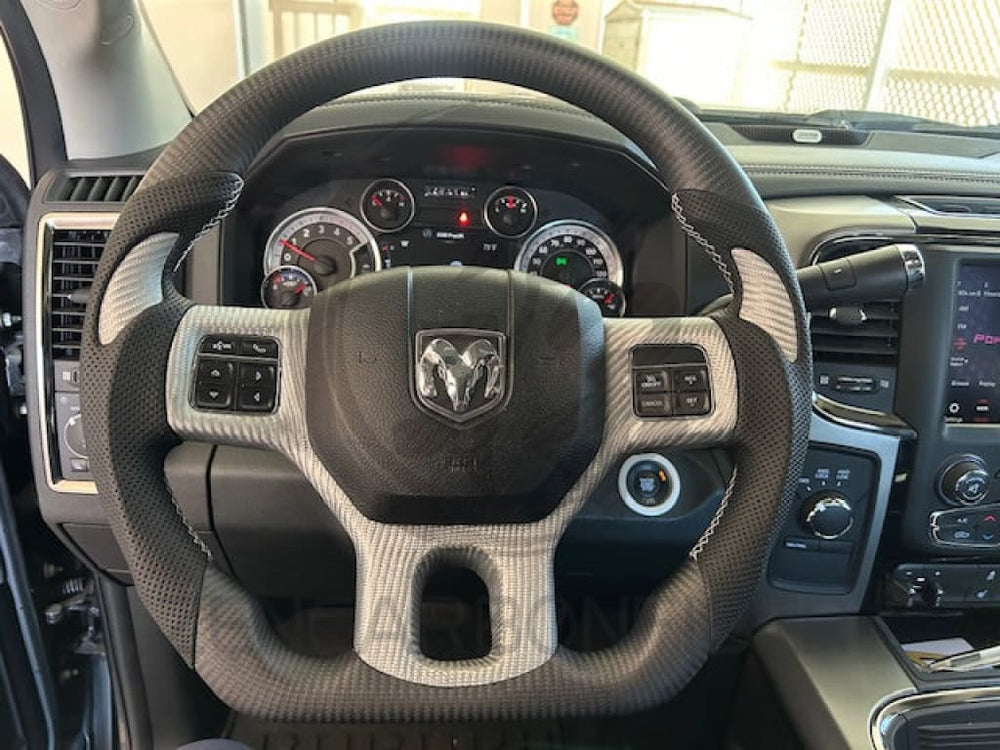 2012-2018 Dodge RAM Carbon Fiber Steering Wheel Steering Wheels