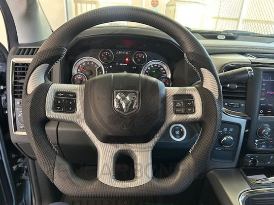 2012-2018 Dodge RAM Carbon Fiber Steering Wheel Steering Wheels