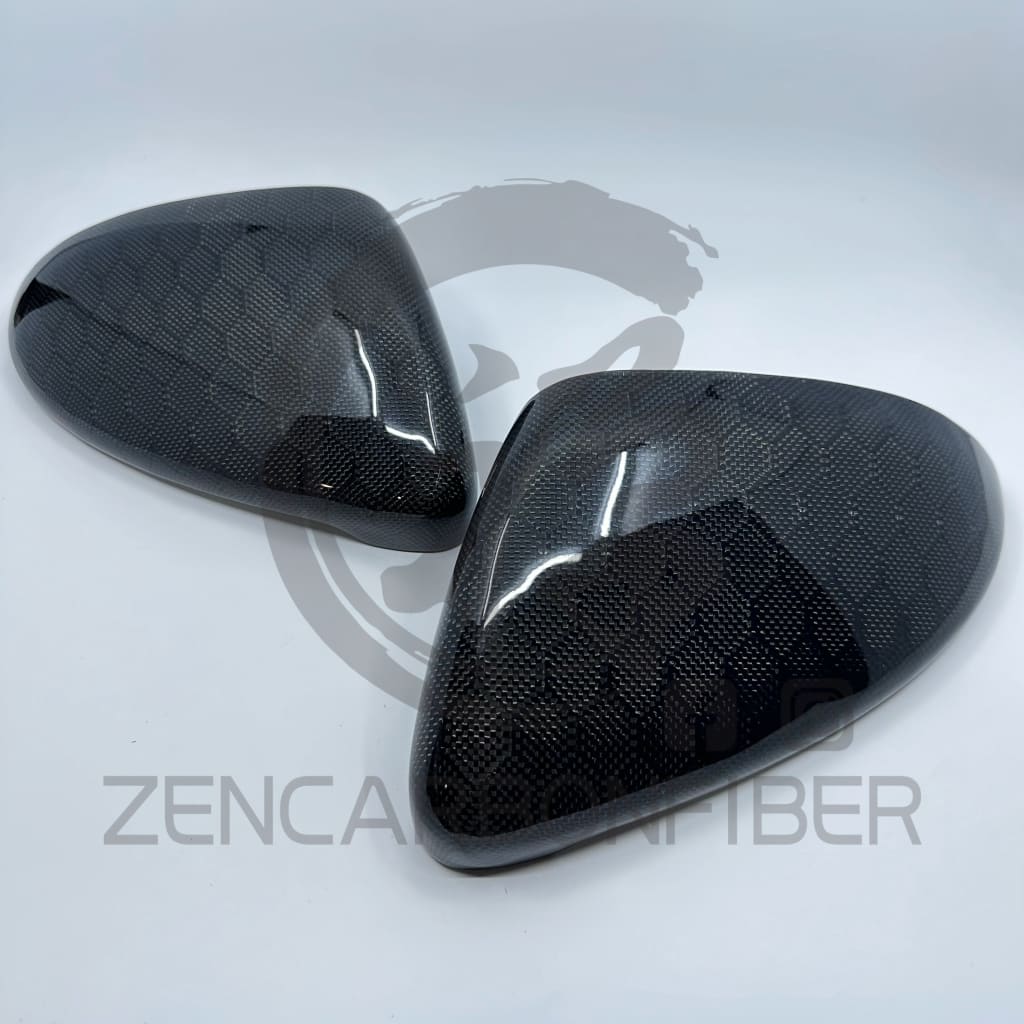 2015-2021 Volkswagen/VW Golf MK7 GTI/R/Jetta GLI Carbon Fiber Mirror Caps Replacements Honeycomb carbon fiber / Golf