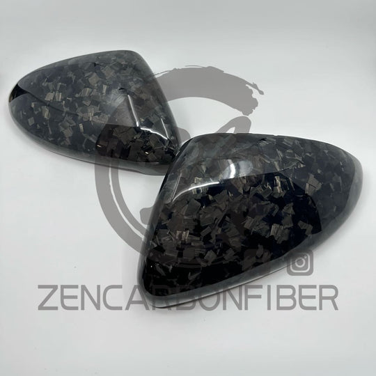 2015-2021 Volkswagen/VW Golf MK7 GTI/R/Jetta GLI Carbon Fiber Mirror Caps Replacements Forged carbon fiber / Golf