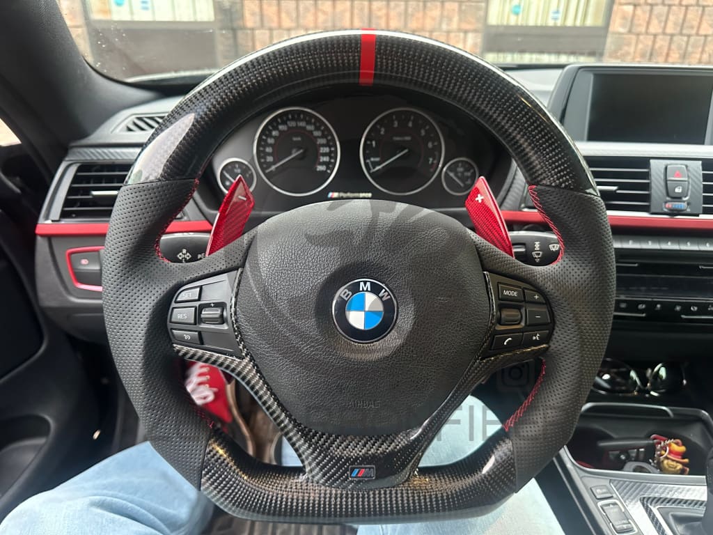 2012-2019 Bmw F30/F32 3/4-Series Carbon Fiber Steering Wheel Steering Wheel