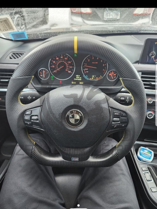 2012-2019 Bmw F30/F32 3/4-Series Carbon Fiber Steering Wheel Steering Wheel