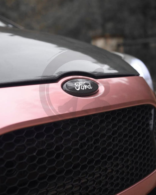 2012+ Ford Focus Carbon Fiber Emblems Overlay(Set Of 3) Focus Parts