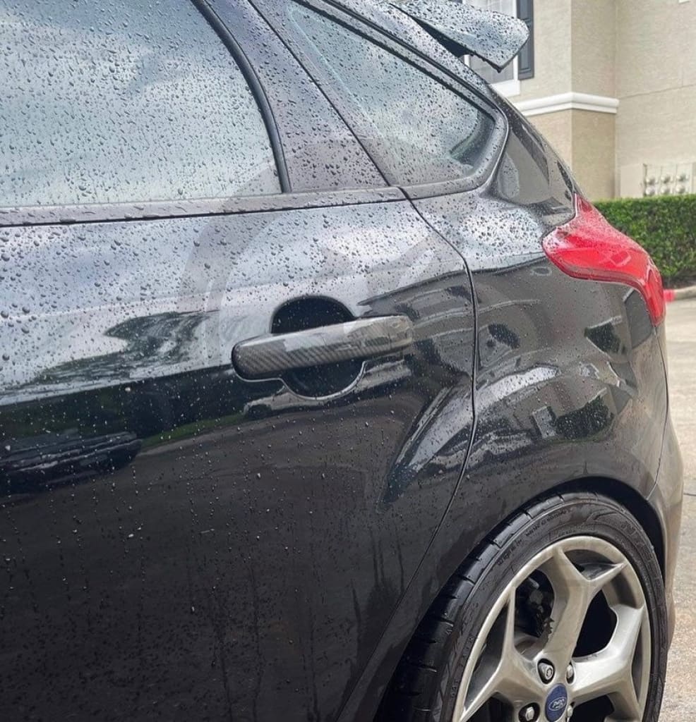2012 + Ford Focus Carbon Fiber Exterior Door Handle Covers Focus Parts