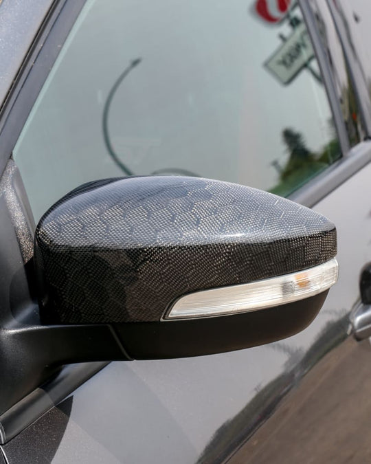 2012 + Ford Focus ST/RS Carbon Fiber Mirror Caps Replacement Honeycomb carbon fiber focus parts