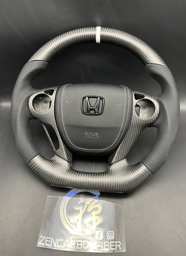 2013-2017 Honda 9Th Gen Accord Carbon Fiber Steering Wheel