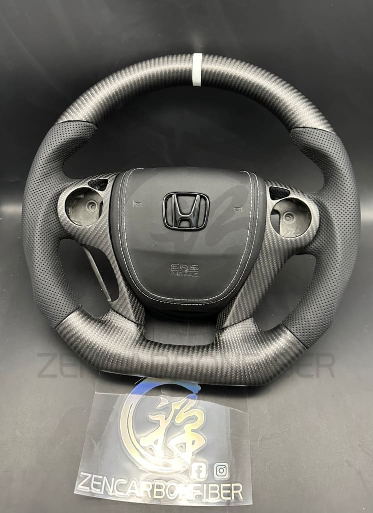 2013-2017 Honda 9Th Gen Accord Carbon Fiber Steering Wheel