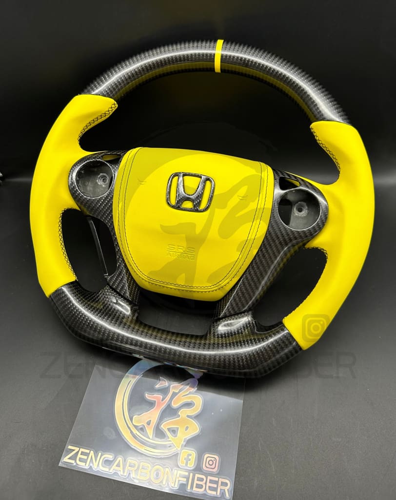 2013-2017 Honda 9Th Gen Accord Carbon Fiber Steering Wheel