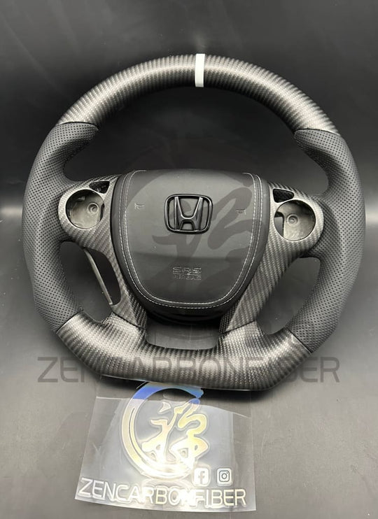 2013-2017 Honda 9Th Gen Accord Carbon Fiber Steering Wheel