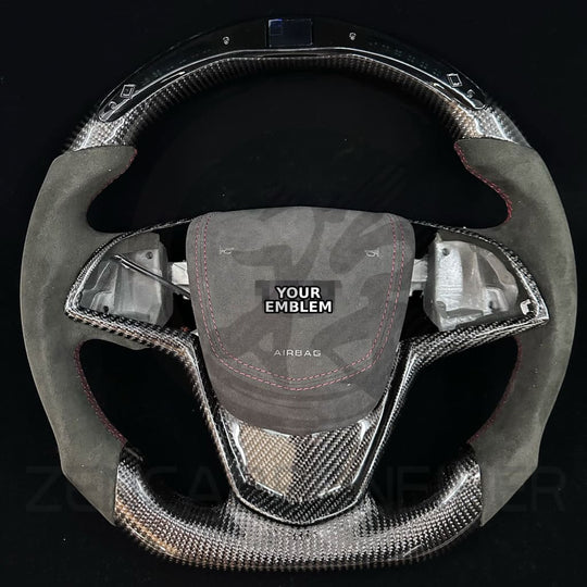2013-2019 Cadillac ATS/CTS Carbon Fiber Steering Wheel - Steering Wheels