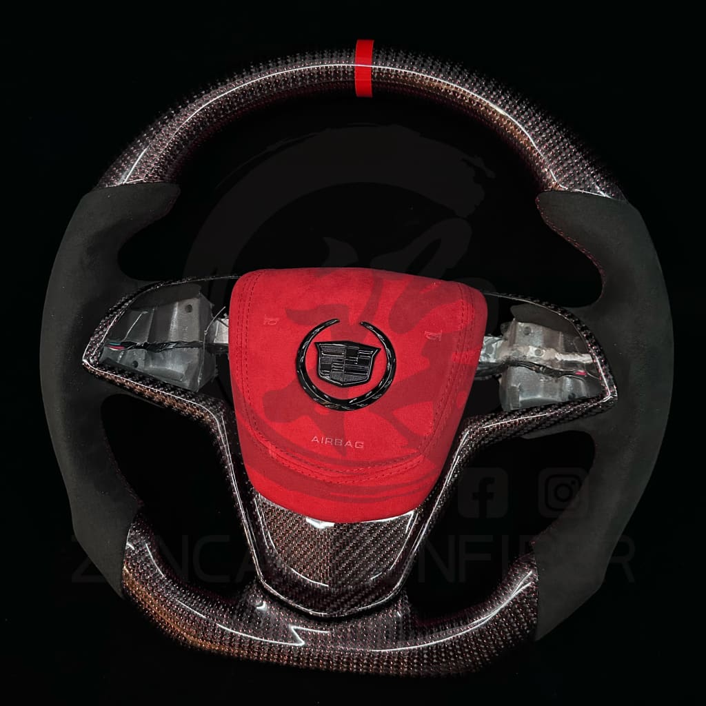 2013 + Cadillac Ats/Cts Carbon Fiber Steering Wheel Steering Wheel