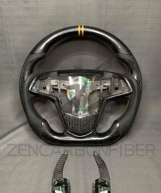 2013-2019 Cadillac ATS/CTS Carbon Fiber Steering Wheel - Steering Wheels