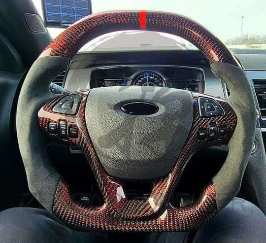 2013-2019 Ford Taurus Carbon Fiber Steering Wheel - Steering Wheels
