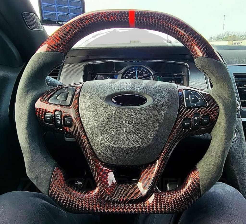 2013-2019 Ford Taurus Carbon Fiber Steering Wheel - Steering Wheels