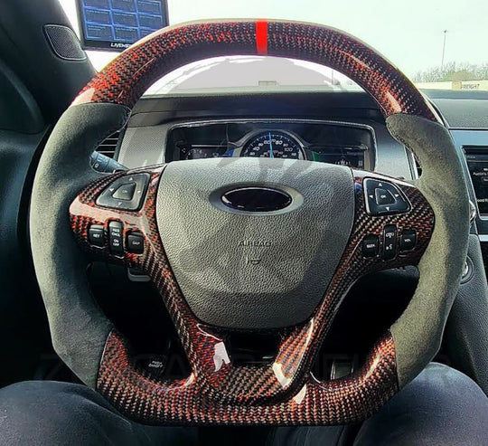 2013-2019 Ford Taurus Carbon Fiber Steering Wheel - Steering Wheels