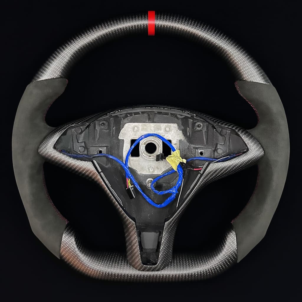 2013-2020 Tesla Model S/X Carbon Fiber Steering Wheel - Steering Wheels