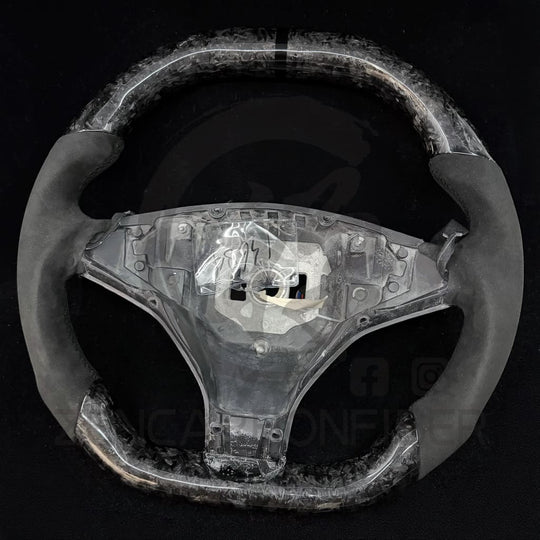 2013-2020 Tesla Model S/X Carbon Fiber Steering Wheel - Steering Wheels