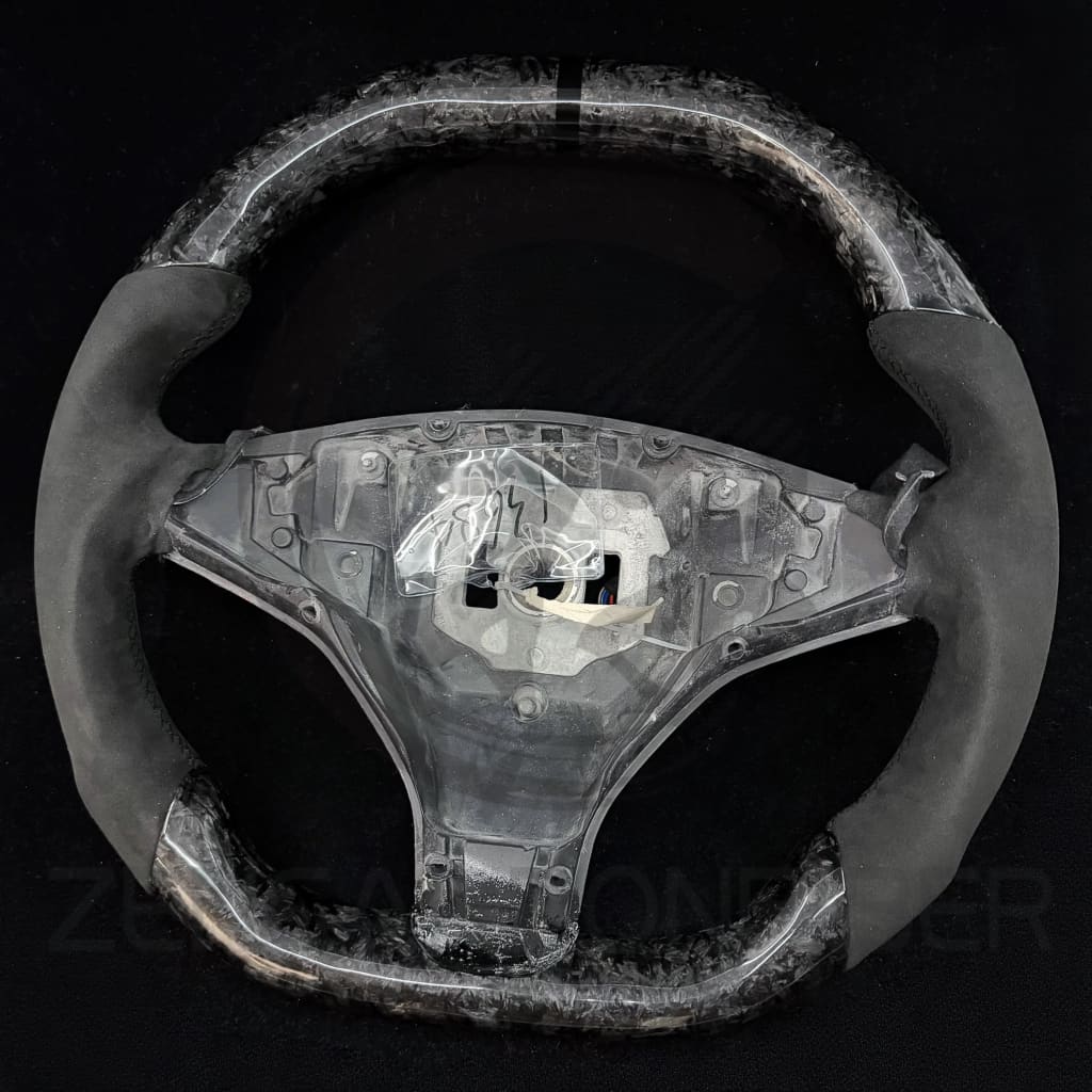 2013-2020 Tesla Model S/X Carbon Fiber Steering Wheel - Steering Wheels