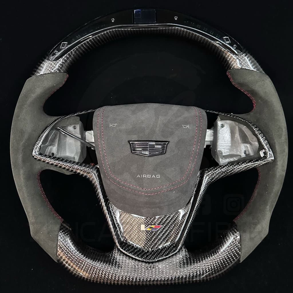 2013 + Cadillac Ats/Cts Carbon Fiber Steering Wheel Steering Wheel
