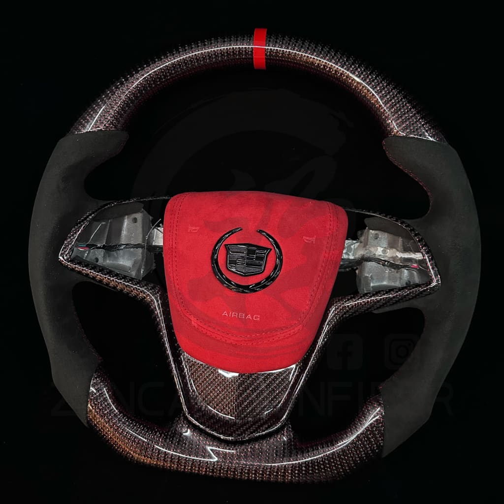 2013 + Cadillac Ats/Cts Carbon Fiber Steering Wheel Steering Wheel