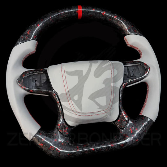 2014-2018 Chevrolet Silverado/Suburban/Tahoe Carbon Fiber Steering Wheel - Steering Wheels