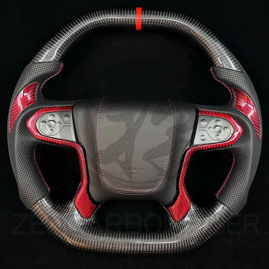 2014-2018 Chevrolet Silverado/Suburban/Tahoe Carbon Fiber Steering Wheel - Steering Wheels