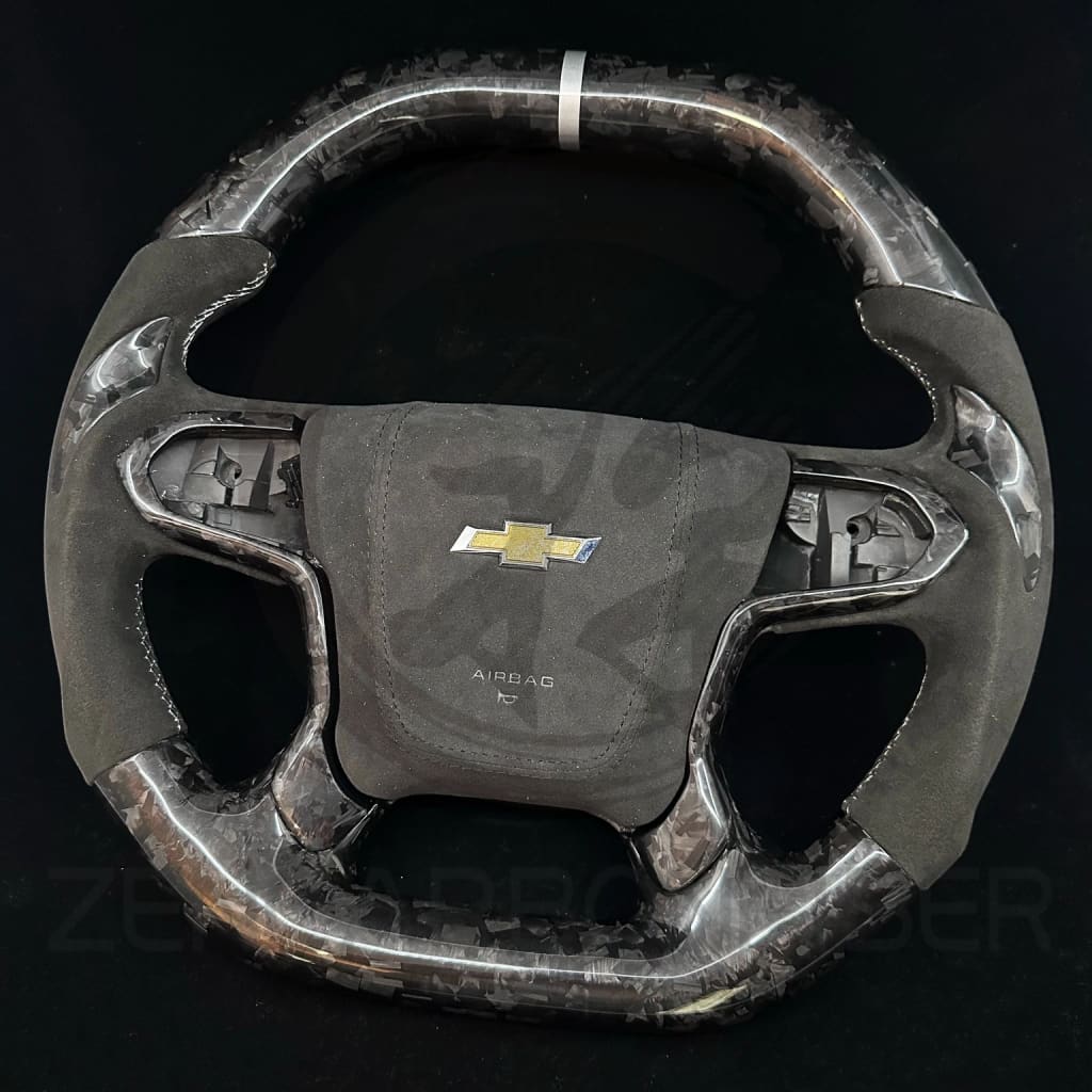 2014-2018 Chevrolet Silverado/Suburban/Tahoe Carbon Fiber Steering Wheel - Steering Wheels