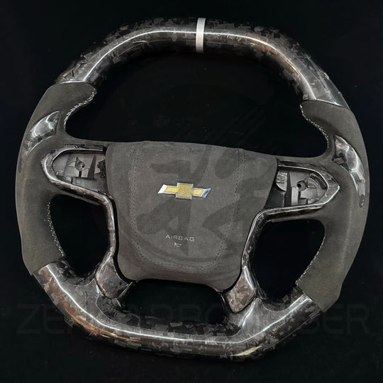 2014-2018 Chevrolet Silverado/Suburban/Tahoe Carbon Fiber Steering Wheel - Steering Wheels