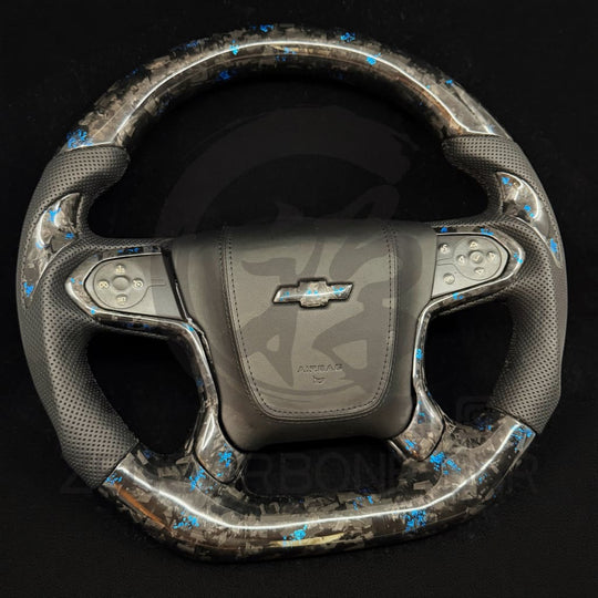 2014-2018 Chevrolet Silverado/Suburban/Tahoe/GMC Sierra Carbon Fiber Steering Wheel Steering Wheels