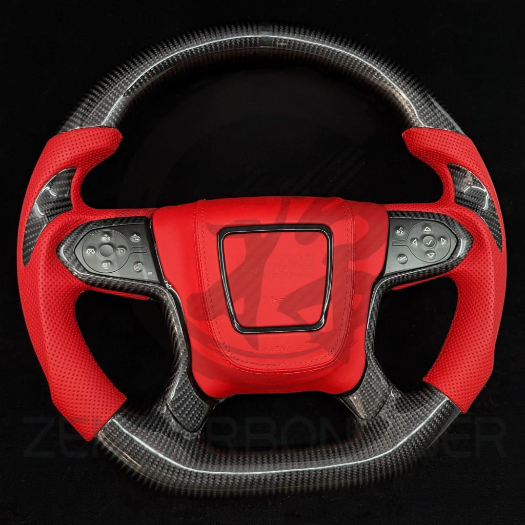2014-2018 GMC Sierra Carbon Fiber Steering Wheel - Steering Wheels