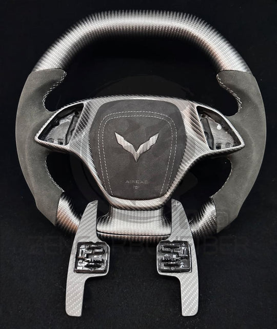 2014-2019 Chevrolet C7 Corvette Carbon Fiber Steering Wheel Steering Wheels