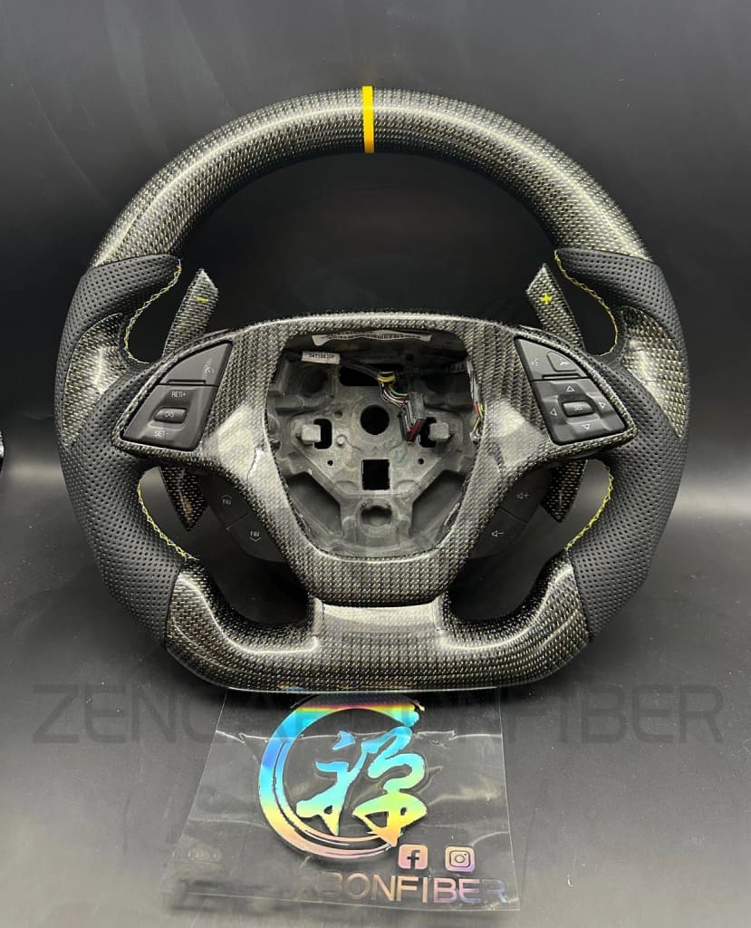 2014-2019 Chevrolet C7 Corvette Carbon Fiber Steering Wheel