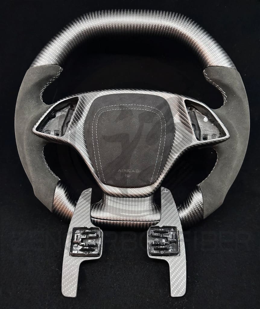 2014-2019 Chevrolet C7 Corvette Carbon Fiber Steering Wheel - Steering Wheels