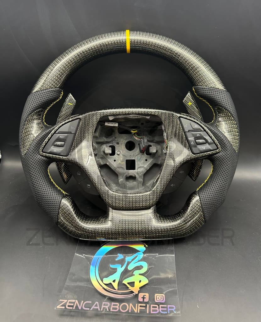 2014-2019 Chevrolet C7 Corvette Carbon Fiber Steering Wheel