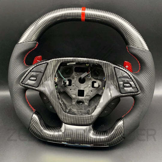 2014-2019 Chevrolet C7 Corvette Carbon Fiber Steering Wheel - Steering Wheels
