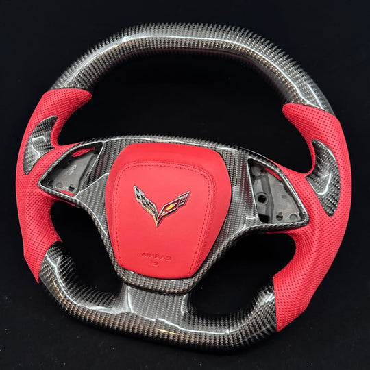 2014-2019 Chevrolet C7 Corvette Carbon Fiber Steering Wheel steering wheel