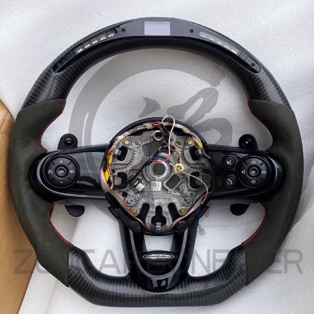 2014-2021 Mini Cooper F-series Carbon Fiber Steering Wheel - Steering Wheels