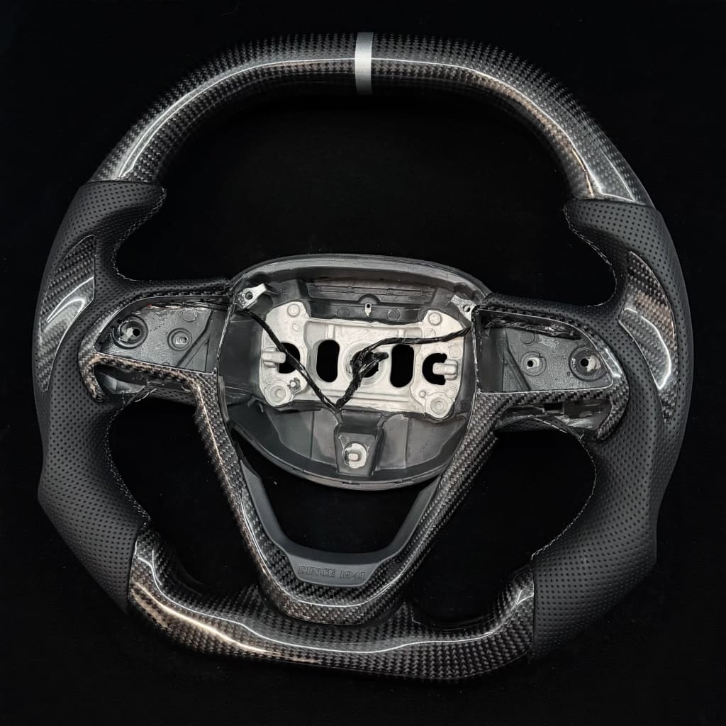 2014-2022 Jeep WK2 Grand Cherokee/Cherokee (non-SRT) Carbon Fiber Steering Wheel Steering Wheels