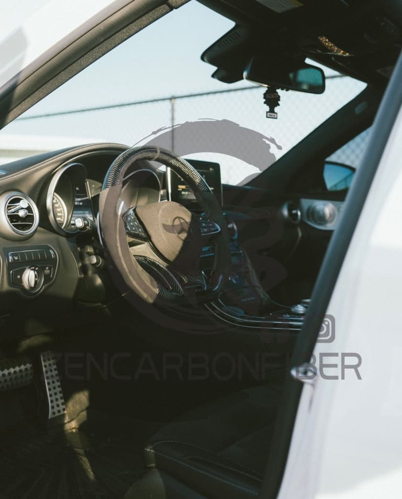 Mercedes Custom Carbon Fiber Steering Wheel